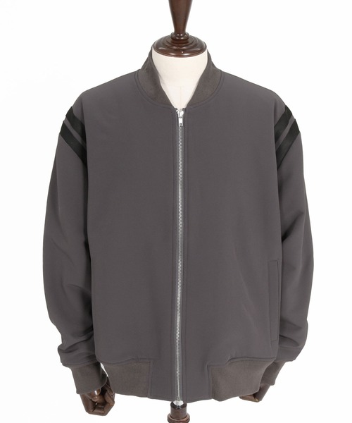 CAMBIO(カンビオ)の「mj11681- ストレッチラインテープブルゾン(CMB-R0227)(ブルゾン・メンズ・ブラック/チャコール/ネイビー・S/L/M)」の16枚目の写真