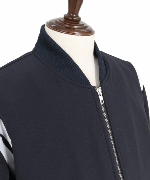 CAMBIO(カンビオ)の「mj11681- ストレッチラインテープブルゾン(CMB-R0227)(ブルゾン・メンズ・ブラック/チャコール/ネイビー・S/L/M)」の20枚目の写真