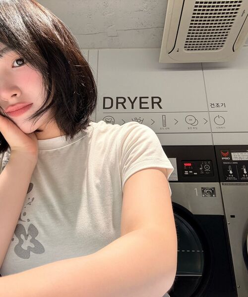 THE GREEN LAB（ザグリーンラボ）の「フラワーエッセンシャルクロップ半袖Tシャツ[ブラック]（Tシャツ/カットソー・レディース・その他・FREE）」の9枚目の写真