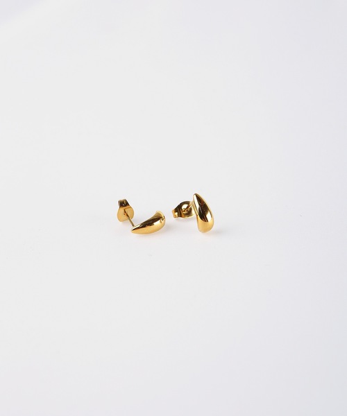 MIMILINE(ミミライン)の「しずくミニピアス(ピアス(両耳用)・レディース・ピンクゴールド/ゴールド/シルバー・FREE)」の9枚目の写真