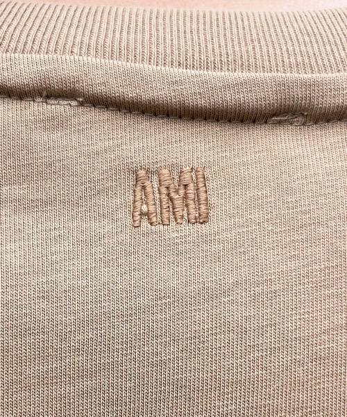AMI Alexandre Mattiussi(アミアレクサンドルマテュッシ)の「【AMI PARIS】アミ パリス ヘビーコットンジャージー Ami De Coeur Tシャツ(Tシャツ/カットソー・レディース・ベージュ/アイボリー・S/L/M/XL)」の9枚目の写真