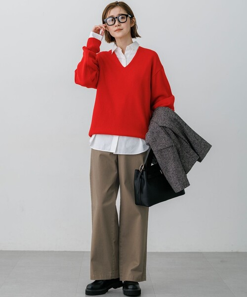23区(ニジュウサンク)の「レザーライク 2WAY ハンドバッグ(ハンドバッグ・レディース・ベージュ系/ブラック系・F)」の14枚目の写真