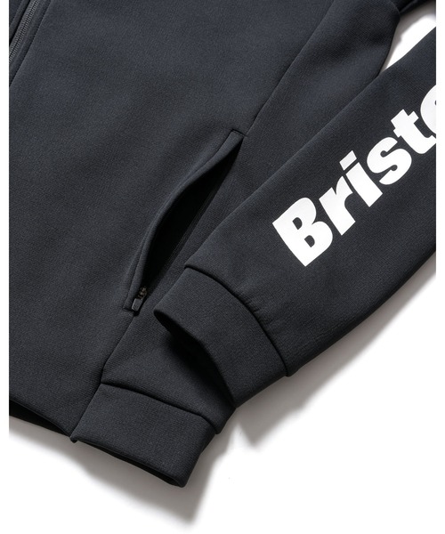 F.C.Real Bristol(エフシーレアルブリストル)の「QUARTER KNIT ESSENTIAL ZIP-UP HOODIE(パーカー・メンズ・チャコールグレー/ブラック・SMALL/MEDIUM/LARGE/X-LARGE/XX-LARGE)」の6枚目の写真