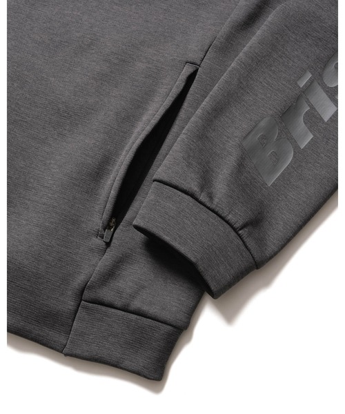 F.C.Real Bristol(エフシーレアルブリストル)の「QUARTER KNIT ESSENTIAL ZIP-UP HOODIE(パーカー・メンズ・チャコールグレー/ブラック・SMALL/MEDIUM/LARGE/X-LARGE/XX-LARGE)」の3枚目の写真