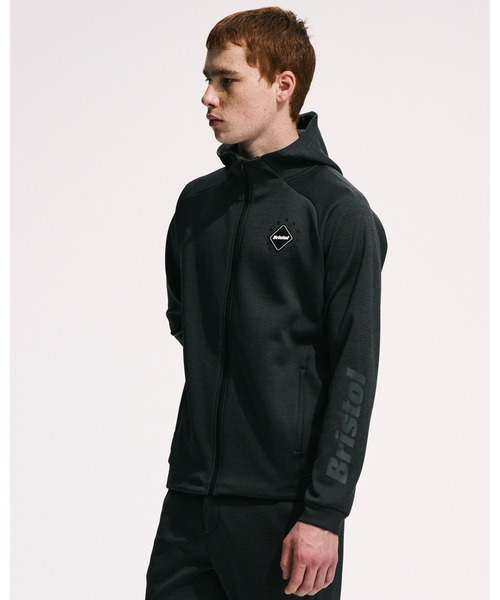 F.C.Real Bristol(エフシーレアルブリストル)の「QUARTER KNIT ESSENTIAL ZIP-UP HOODIE(パーカー・メンズ・チャコールグレー/ブラック・SMALL/MEDIUM/LARGE/X-LARGE/XX-LARGE)」の10枚目の写真