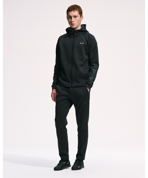 F.C.Real Bristol(エフシーレアルブリストル)の「QUARTER KNIT ESSENTIAL ZIP-UP HOODIE(パーカー・メンズ・チャコールグレー/ブラック・SMALL/MEDIUM/LARGE/X-LARGE/XX-LARGE)」の9枚目の写真