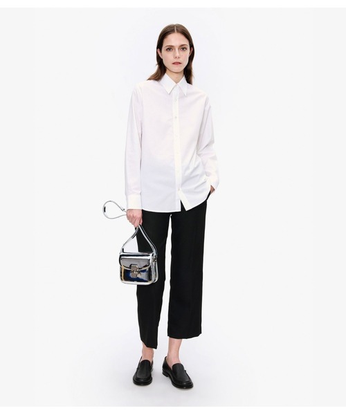 A.P.C.(アーペーセー)の「CHEMISE(シャツ/ブラウス・レディース・ブルー系その他/ホワイト/カーキ・38/34/36)」の7枚目の写真