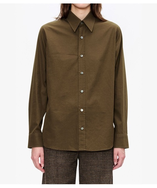 A.P.C.(アーペーセー)の「CHEMISE(シャツ/ブラウス・レディース・ブルー系その他/ホワイト/カーキ・38/34/36)」の8枚目の写真