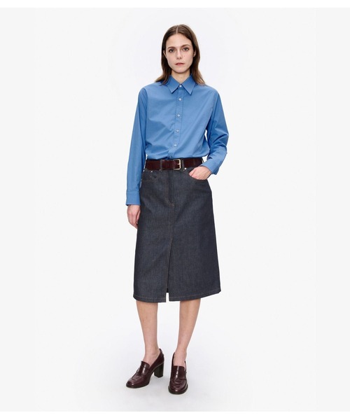 A.P.C.(アーペーセー)の「CHEMISE(シャツ/ブラウス・レディース・ブルー系その他/ホワイト/カーキ・38/34/36)」の11枚目の写真