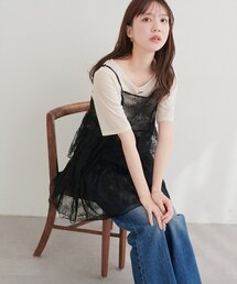 レースティアードチュニック