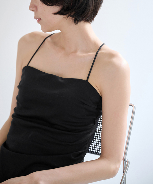 EMILY WEEK(エミリーウィーク)の「【ESSENTIAL】 スムースキャミソール(その他アンダーウェア/インナー・レディース・ブラック/カーキ・40/36/38)」の13枚目の写真