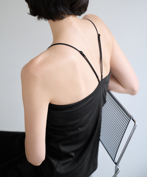 EMILY WEEK(エミリーウィーク)の「【ESSENTIAL】 スムースキャミソール(その他アンダーウェア/インナー・レディース・ブラック/カーキ・40/36/38)」の14枚目の写真