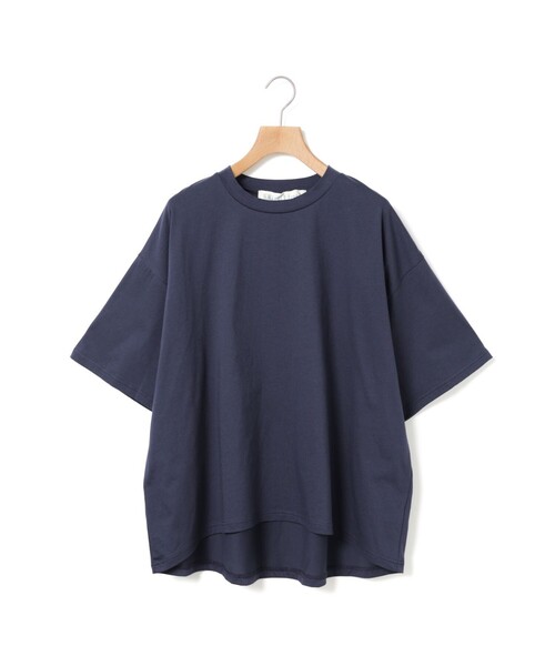 MidiUmi(ミディウミ)の「MidiUmi ビッグTシャツ(Tシャツ/カットソー・レディース・ブルー/ネイビー/ピンク/チャコールグレー・FREE)」の3枚目の写真