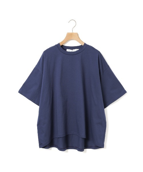 MidiUmi(ミディウミ)の「MidiUmi ビッグTシャツ(Tシャツ/カットソー・レディース・ブルー/ネイビー/ピンク/チャコールグレー・FREE)」の4枚目の写真