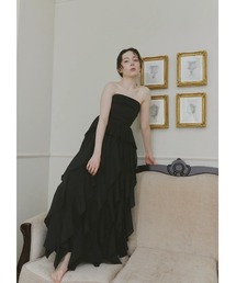 NOTREemor（ノートルエモア）の「drape ruffle long dress（ワンピース）」