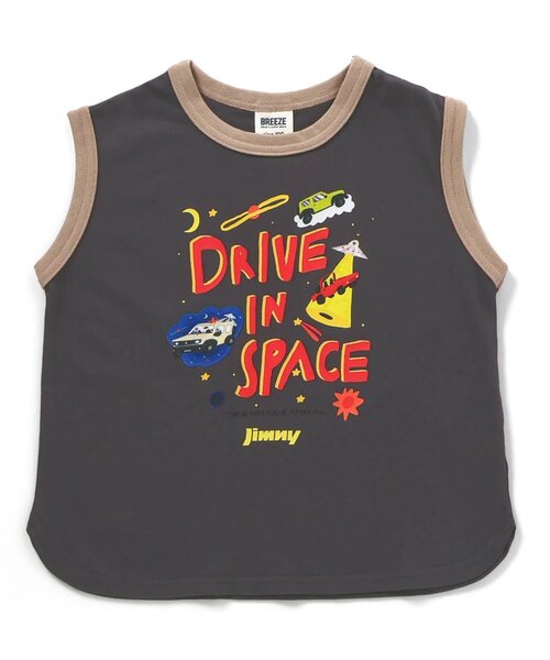 BREEZE(ブリーズ)の「Jimny ノースリーブTシャツ(Tシャツ/カットソー・キッズ・オフホワイト/チャコール・120/130/140/100/110/80/90)」の7枚目の写真