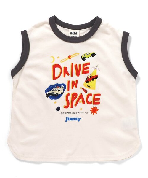BREEZE(ブリーズ)の「Jimny ノースリーブTシャツ(Tシャツ/カットソー・キッズ・オフホワイト/チャコール・120/130/140/100/110/80/90)」の8枚目の写真