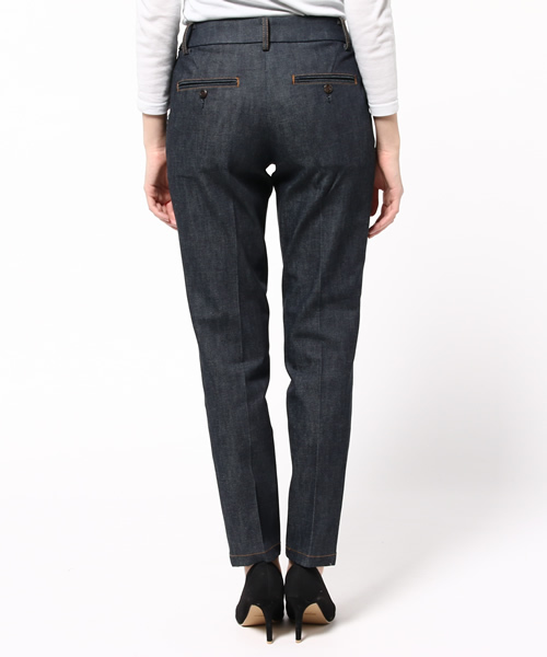 OUTLET（アウトレット）の「【Sheta】デニムトラウザー（その他パンツ・レディース・インディゴブルー・0/1）」の4枚目の写真