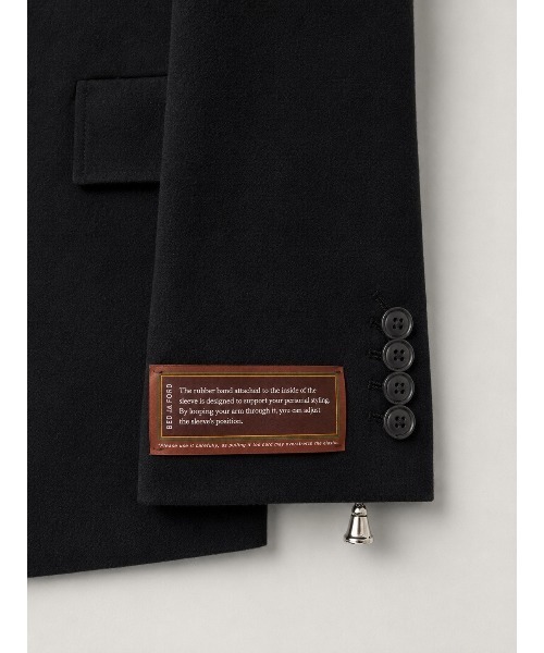 THE TOKYO(ザトウキョウ)の「【BED j.w. FORD/ベットフォード】(Best) Team Jaket(テーラードジャケット・メンズ・ブラック・1/0)」の4枚目の写真