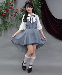 燕尾デザインサロペット