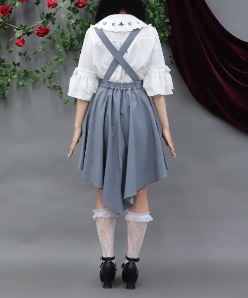 NIBBLE POISON(ニブルポイズン)の「燕尾デザインサロペット(その他パンツ・レディース・ブラック/グレー・MEDIUM)」の5枚目の写真