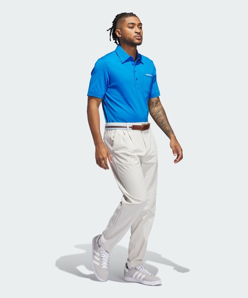 adidas(アディダス)の「オリジナルスゴルフ チェストポケット 半袖シャツ【adidas Golf/アディダスゴルフ】(ポロシャツ・メンズ・コバルトブルー・XX-LARGE/X-LARGE/LARGE/MEDIUM/SMALL)」の3枚目の写真