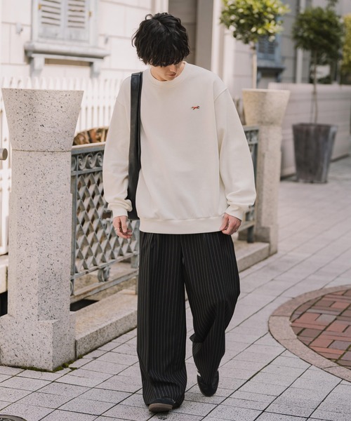 狐狸刺繡加絨衛衣