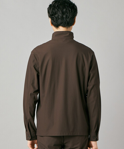 COMME CA MEN(コムサメン)の「【接触冷感・防しわ】レノクロストリコット スタンドカラーブルゾン(ブルゾン・メンズ・ベージュ/ブラウン・M/L)」の18枚目の写真
