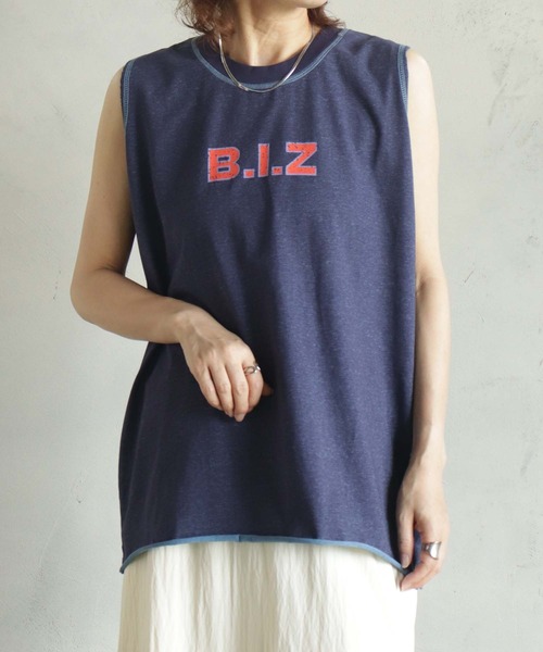 BITTOKO(ビットコ)の「B.I.Zヴィンテージタンク(Tシャツ/カットソー・レディース・ブラウン/パープル/ネイビー・FREE)」の1枚目の写真