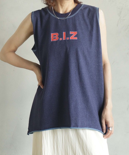 BITTOKO(ビットコ)の「B.I.Zヴィンテージタンク(Tシャツ/カットソー・レディース・ブラウン/パープル/ネイビー・FREE)」の6枚目の写真