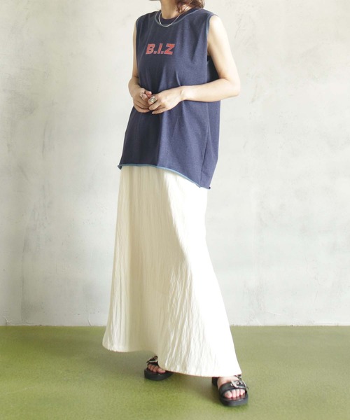 BITTOKO(ビットコ)の「B.I.Zヴィンテージタンク(Tシャツ/カットソー・レディース・ブラウン/パープル/ネイビー・FREE)」の8枚目の写真