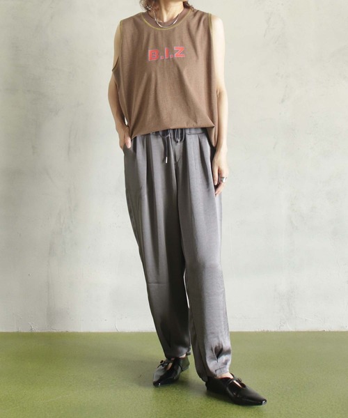 BITTOKO(ビットコ)の「B.I.Zヴィンテージタンク(Tシャツ/カットソー・レディース・ブラウン/パープル/ネイビー・FREE)」の16枚目の写真