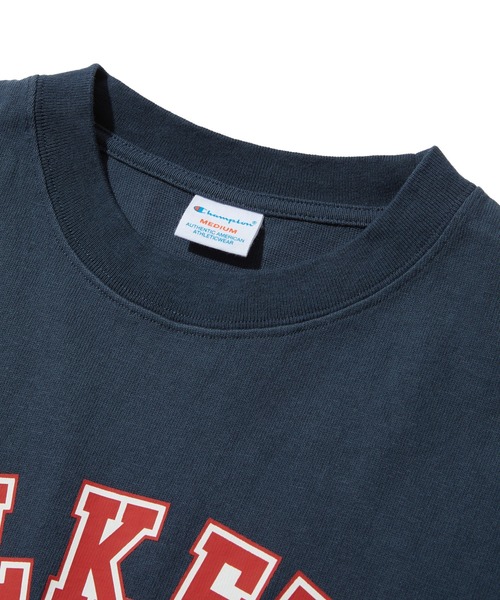 MILKFED.(ミルクフェド)の「MILKFED×CHAMPION LS TEE(Tシャツ/カットソー・レディース・ネイビー/ブラウン/オートミール/ブラック・M/L)」の22枚目の写真