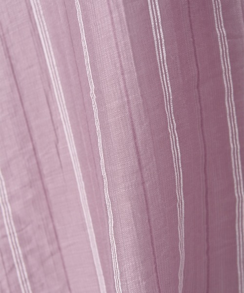 marjour（マージュール）の「COOLTONE STRIPE SHIRT（シャツ/ブラウス・レディース・ブルー/パープル・M）」の8枚目の写真