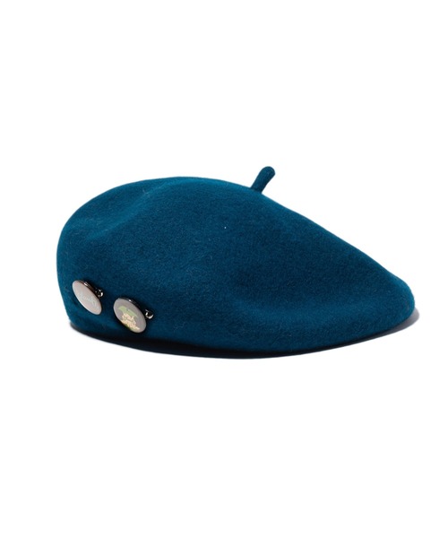 glamb(グラム)の「Cinematic Basque Beret / シネマティックバスクベレー(ハンチング/ベレー帽・メンズ・ベージュ/ブラック/ブラウン/ブルー・FREE)」の4枚目の写真