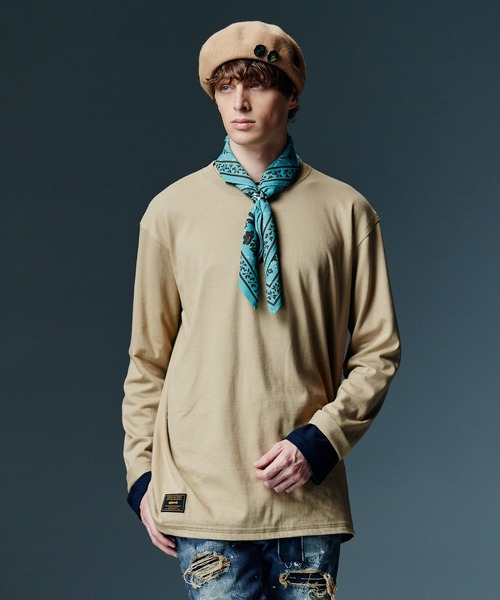 glamb(グラム)の「Cinematic Basque Beret / シネマティックバスクベレー(ハンチング/ベレー帽・メンズ・ベージュ/ブラック/ブラウン/ブルー・FREE)」の10枚目の写真