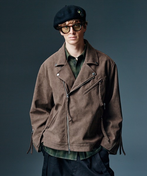 glamb(グラム)の「Cinematic Basque Beret / シネマティックバスクベレー(ハンチング/ベレー帽・メンズ・ベージュ/ブラック/ブラウン/ブルー・FREE)」の12枚目の写真