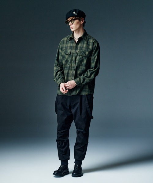 glamb(グラム)の「Cinematic Basque Beret / シネマティックバスクベレー(ハンチング/ベレー帽・メンズ・ベージュ/ブラック/ブラウン/ブルー・FREE)」の14枚目の写真