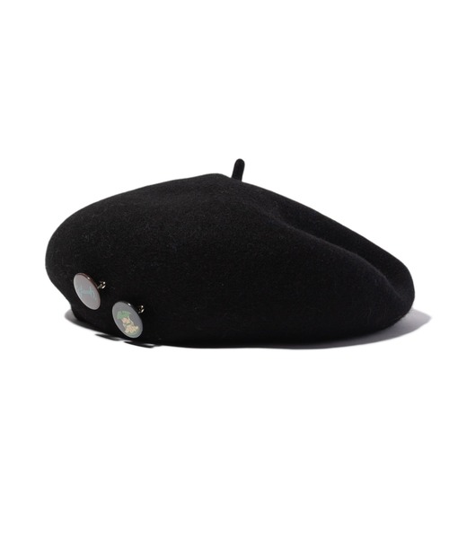 glamb(グラム)の「Cinematic Basque Beret / シネマティックバスクベレー(ハンチング/ベレー帽・メンズ・ベージュ/ブラック/ブラウン/ブルー・FREE)」の6枚目の写真