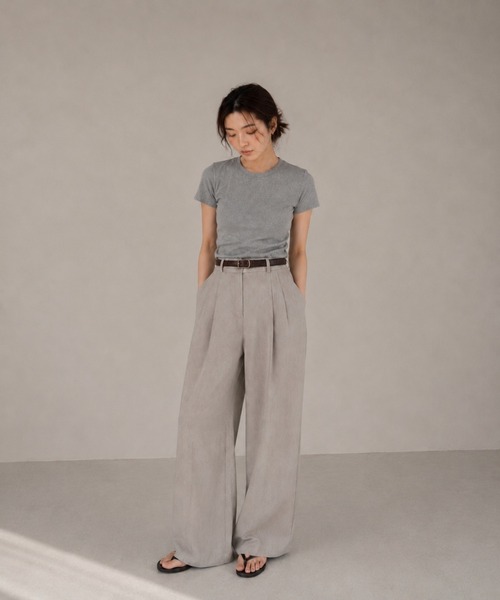 United store(ユナイテッドストア)の「クルーネックTシャツ(Tシャツ/カットソー・レディース・ブラウン/グレー/ブラック・FREE)」の8枚目の写真