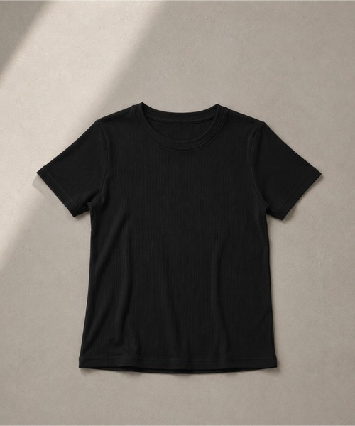 United store(ユナイテッドストア)の「クルーネックTシャツ(Tシャツ/カットソー・レディース・ブラウン/グレー/ブラック・FREE)」の9枚目の写真