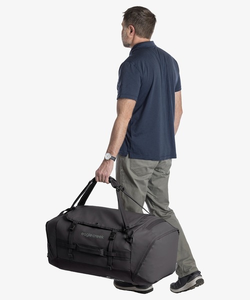 EagleCreek(イーグルクリーク)の「EagleCreek/Cargo Hauler Duffel 90L/カーゴホーラー ダッフル 90L(ドラムバッグ・メンズ・ブラック・FREE)」の5枚目の写真