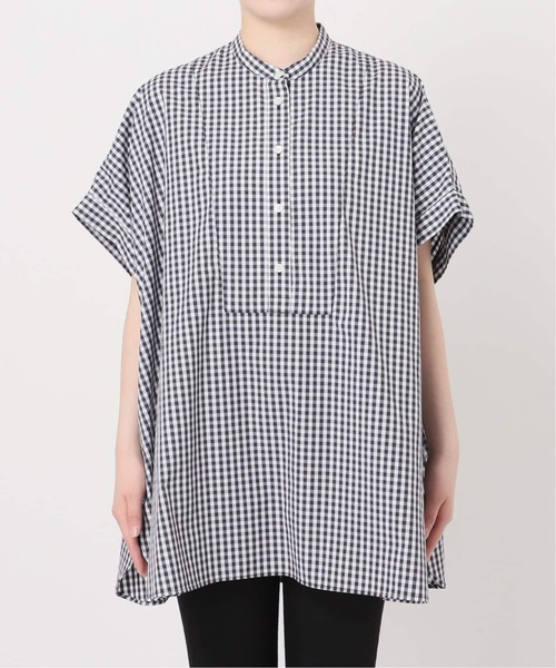 JOURNAL STANDARD(ジャーナルスタンダード)の「《追加》フロントブザムハーフスリーブシャツ(シャツ/ブラウス・レディース・ダークパープル/ダークブルー・FREE)」の15枚目の写真