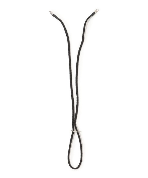 KIJIMA TAKAYUKI(キジマ タカユキ)の「KIJIMA TAKAYUKI BRAID CHIN STRAP チンストラップ(ハット・レディース・ブラック/ダークブラウン・FREE)」の3枚目の写真