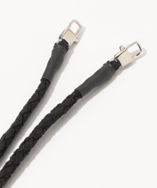 KIJIMA TAKAYUKI(キジマ タカユキ)の「KIJIMA TAKAYUKI BRAID CHIN STRAP チンストラップ(ハット・レディース・ブラック/ダークブラウン・FREE)」の5枚目の写真