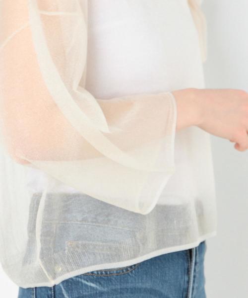 Another Edition(アナザーエディション)の「シースループルオーバー/AEMFC シースルー PO(ニット/セーター・レディース・オフホワイト・FREE)」の7枚目の写真