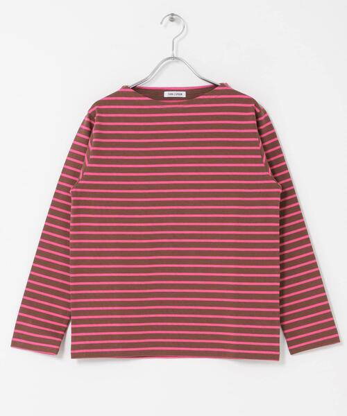 FORK&SPOON（フォークアンドスプーン）の「FORK&SPOON　ボートネックボーダー（Tシャツ/カットソー・レディース・グリーン系その他/ブラウン系その他/イエロー系その他・2/1）」の11枚目の写真