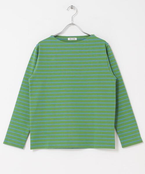 FORK&SPOON（フォークアンドスプーン）の「FORK&SPOON　ボートネックボーダー（Tシャツ/カットソー・レディース・グリーン系その他/ブラウン系その他/イエロー系その他・2/1）」の19枚目の写真