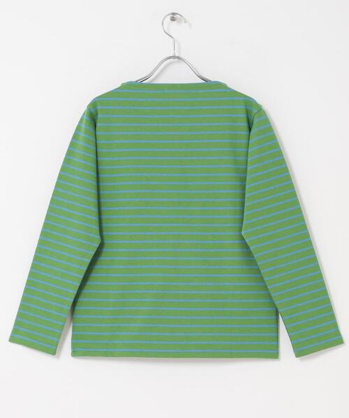 FORK&SPOON（フォークアンドスプーン）の「FORK&SPOON　ボートネックボーダー（Tシャツ/カットソー・レディース・グリーン系その他/ブラウン系その他/イエロー系その他・2/1）」の22枚目の写真