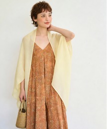 Sew loop（ソーループ）の「2WAYシアー綿混カーディガン・ストール・羽織り陽射し対策・たためて収納便利（ストール/ショール）」